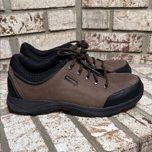 Rockport Men's Chranson Walking Shoe Dark Brown Nubuck Casual Shoe